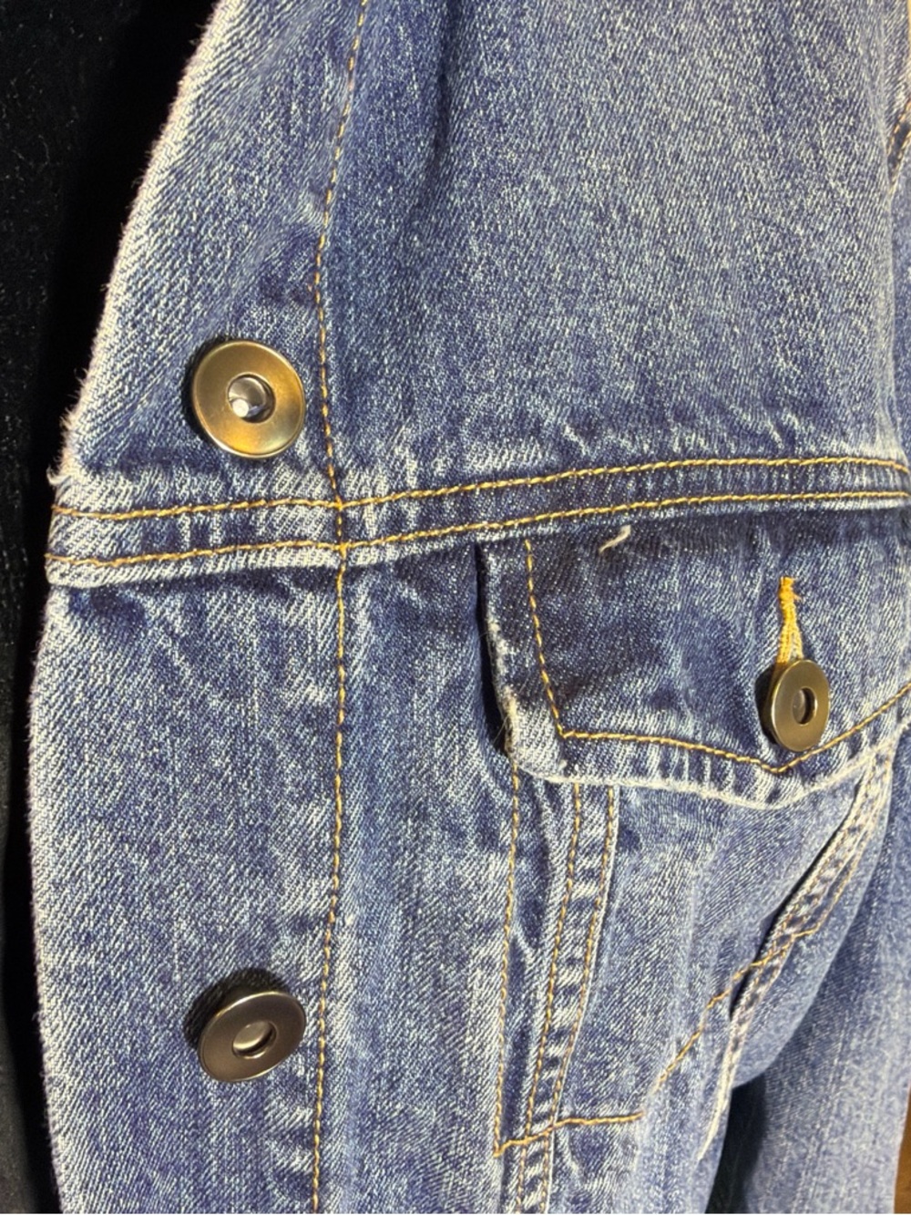 Daily Ritual Blue Denim Jean Jacket - Picture 3 of 9